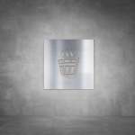 Sauna Sign - Brushed Stainless Steel