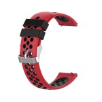 Killer Deals Nylon Strap For Fitbit Charge 3 SE 4- Navy + Red Combo