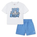 Jordan Boys Mj The Greatest Speckle Set In Blue And White - White And Blue 7