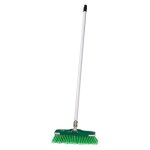 GB1 Soft Broom Filled With Flagged Synthetic Fibre In Assorted Colours With Buffer With Powder Coated Metal Handle And 55 Grip