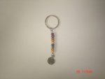 Colored Keyring With Spiral