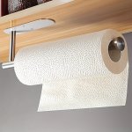 Paper Towel Holders Black Paper Towels Rolls For Kitchen Paper Towels Bulk Self-adhesive Under Cabinet Both Available In Adhesive And Screws Stainless Steel Home