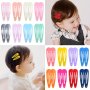 20PCS Baby Girls Teen Cute Plain Color Random Hair Clip Hair Pin Hair Accessories For Gift Holiday Party