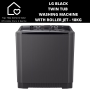 LG Black Twin Tub Washing Machine With Roller Jet - 18KG