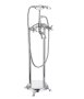 Floor Mounted Bath Mixer Victoria - Chrome