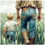 Stretched Canvas Farm Boy