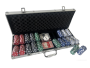 Professional Poker Chip Set 500-PIECE - Ideal For Home Games & Club