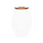 20CM Barrel Vase With Kiaat Lid