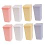 8PCS MINI Trash Can Desk Organizer Small Bathroom Wastebasket Realistic