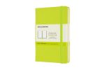 Moleskine Pocket Plain Hardcover Notebook - Lemon Green