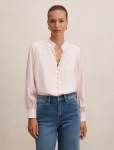 ASTRO Astra Lace Trim Blouse - 18 Barley Pink