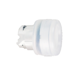 ZB4BP1 White Push Button Flush Head Booted