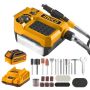 Ingco - Cordless Grinder Incl 40PCE Accessories With 4AH Battery & Charger