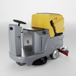 Electric Ride-on Scrubber