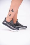 Crosshatch Unisex Lace Up Sports Running Sneaker Grey UK1 To UK6