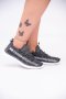 Crosshatch Unisex Lace Up Sports Running Sneaker Grey UK1 To UK6