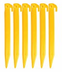 OZtrail Abs Plastic Pegs 23CM 6-PACK For Strong And Reliable Outdoor Use