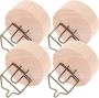 4PCS Wooden Photo Clip Memo Holders Desk Card Stand Paper Clips Creative