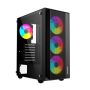 Raidmax V1000TBS Atx Micro-atx Mini-itx Argb Mid-tower Gaming Chassis - Black