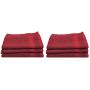 Eqyptian Collection Towel -440GSM -guest Towel -pack Of 6 -burgundy