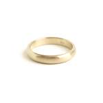 Men's Half Round Band In Rose Gold - 18CT 4MM