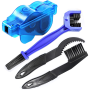4 Piece Bicycle Cleaner Portable Bike Chain Cleaning Tool Set