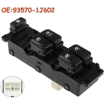 Hyundai I20 Electric Window Switch Button Rhd - 93570-1J602 935701J602 935701J100