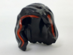 Parts Minifigure Hair Female Mid-length With Part Over Right Shoulder And Red Highlights Pattern 85974PB06