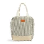 Grey Stripe Lunch Bag