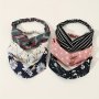 6-Piece Set Fashion Headbands For Women - Polyester Non-Woven Fabric Hairbands Featuring Floral Polka Dot Striped Checkered And Animal Prints - Versatile Hair Accessories