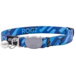 CAT Rogz Z Fusion Safety Xsmall Collar - Geo Blue Waggs Online Pet Shop