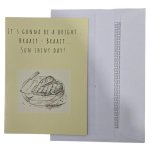 Paper Gift Card And Envelope Braait Sun Shiny Day Yellow