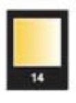Fabric Paint Metallic 50ML - Yellow