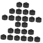 Healifty 50 Pcs Syringe Tip Caps For Glue Applicator Syringe Adapter Plugs Seal Non Leak Dispensing Needle Tip Covers For Labora