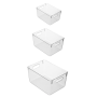 3-PACK Multi-functional Storage Containers - Mixed Sizes