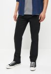 Tapered Fit 11 Oz Solid Black Stretch Selvedge Denim