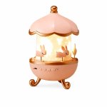 Bunny Carousel Night Light Projector Lamp