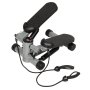 MINI Stepper Trainer Fitness With Power Ropes -silver