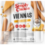 Simply Chicken Cheese Smoked Viennas With Chicken Breast Meat 1KG