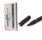 PIN-04-200 0.4MM Black Uni Pin Drawing Pen Box Of 12 41-1569-01