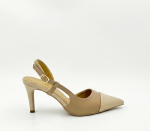 Stiletto Slingback - 8 Taupe