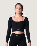 Prime Statement Cut-out Long Sleeve - Black - Large