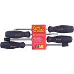 Tork Craft 4PC Screwdriver Set Black Handle KT2554