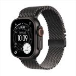Apple Watch Ultra 3 Gps+cellular 49MM Black Titanium Case With Black Titanium Milanese Loop – Medium
