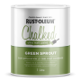 Decorative Chalked Paint Brush Matt Green Sprout