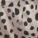 C1189-C36841 - 925 Sterling Silver Cz Stone Tree Necklace