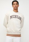 Style Republic Oversize City Applique Crew Sweat Top - Stone