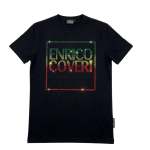 Mens Bling T-Shirt In Black - Black L