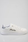 Sissy Boy Womens Basic Patent Sneaker In White - White 7