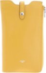 Bingo Phone Pouch Wallet With Shoulder Strap Buttercup Yellow Leather